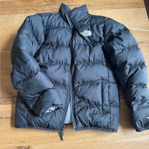 The North Face Charcoal Reversible Youth Puffer Jacket